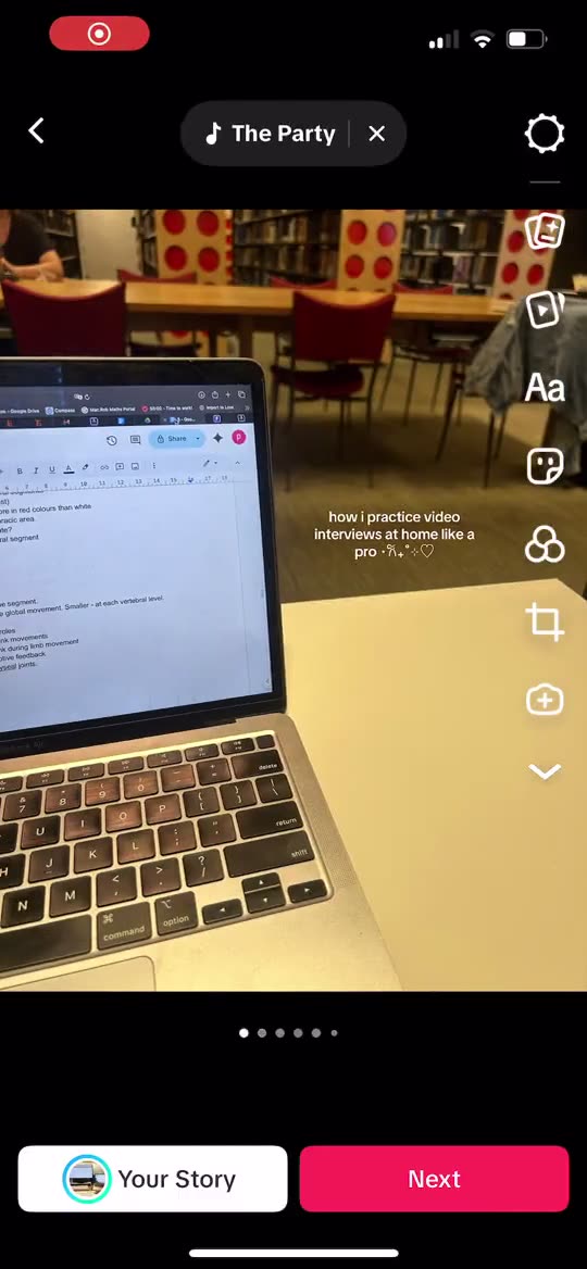 Student practice video 3